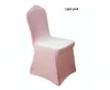Оптовая торговля крышка стула свадьба чистого цвета с толстой белой эластичной высокого класса банкетный крышка стула бесплатная доставка WA0101