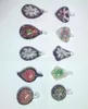 10 unids / lote mezcla estilos multicolor murano lampwork colgantes de vidrio encantos para el regalo de joyería de moda de artesanía de bricolaje pg17