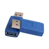 ZJT56 USB3.0 USB 3.0 Um acoplador de cabo de adaptador masculino para f￪mea USB3.0 Conector de adaptador de extens￣o