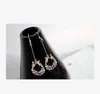 Personality Fashion Jewelry Earring Rhinestone Wreath Bowknot Stud Alloy Earrings For Woman