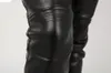 Style coréen nouveau pantalon en cuir PU mâle marée pantalon slim automne hiver mode pantalon en cuir décontracté pantalon en cuir noir de haute qualité pour hommes