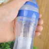 Biberon di gel di silice per neonati con cucchiaio Integratore alimentare per bambini appena nati Bottiglie di cereali di riso Alimentatore per latte