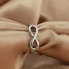 Yizhan melhor amigo presente de alta qualidade 925 esterlina prata anel infinito infinito amor amor símbolo atacado moda anéis para mulheres # si1137