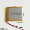 3,7 V 1000 mAh 354448 Lithium-Polymer-Li-Po-Akku Li-Ionen-Zellen für MP3 GPS PSP Pocket E-Books Bluetooth RECORDER PEN