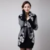 Sweaters Großhandel M2XL kostenloser Versand 2015 Neues Fallwinter Frauen Stricker Strickjacke Pullover Kleid Lose Plus Size Cloak Cape Casaco