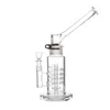 New Collection glass bongs Hookahs with Helix Coil showerhead perc and removable mouthpiece water pipe with 14 mm joint