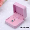 Fashion Jewelry Boxes Pink&Creamy-white Velvet Ring Earrings pendant Necklace bracelet bangle Classic Show Luxury Octagonal Gift Case Box