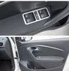 Car Styling Stainless Steel Interior Door Window Lift Switch Panel Cover For VW POLO 2012-2016 Trim Decoration Accessories