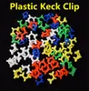 10mm 14mm 19mm Joint Plastic Keck Clip Laboratory Lab Clamp Bong Clip For Glass Bong Glass adapter Nectar Collector