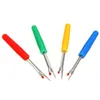 4x plasthandtagssöm Ripperstygn Unpicker Thread Cutter Syverktyg med lock # T701