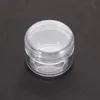 Liten tom klar burkar Pot Mini Kosmetisk Tom Jar Potte Ögonskugga Makeup Face Cream Container