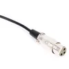 Freeshipping 5 sztuk / partia Kabel mikrofonowy 10 stóp 3 Pin XLR Złącze Kobieta do 1/8 "Męski kabel mikrofonowy mikrofonowy kabel przewodu audio