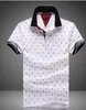 Polos para hombre Camisa estampada Dibujos animados 100% Algodón Manga corta Camisas Stand Collar Camisas masculinas M-3XL