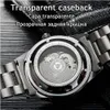 Najlepsza marka TEVISE Luksusowe automatyczne uzwojenie zegarek Mężczyźni Tourbillon Mechanical Watch Sport Military Relogio Automatico Masculino 2019227V