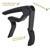 black Guitar Capo Musicians Recommended Capos for Acoustic Electric or Guitarr Perfect for Banjo and Ukulele Aluminum2118969