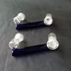 Blue Glass Switch Mond Bongs Accessoires, Unieke Brander Waterleidingen Glas Pijp Olierouts Roken met Druppelaar