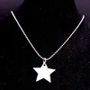 Lot 5pcs in bulk wholesale Cool Stainless steel 20mm Shiny fashion star Pendant Charms Silver Good Polished no chain for men jewelry