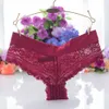 Dam Lace Thong String Panties Womens Thongs Underkläder Seamless Underkläder Sexiga Briefs Knickers Perspective Underwears M L XL