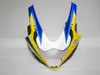 Injection molding TOP selling fairing kit for Suzuki GSXR1000 05 06 blue yellow fairings set GSXR1000 2005 2006 OT13