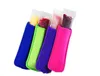 18x6cm Ice Sleeves Freezer Popsicle Sleeves Pop Stick Holders Ice Cream Tubs Party Drink Holders DHL Free Shipping