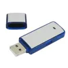 2 in 1 USB 디스크 디지털 음성 레코더 4GB 8GB Dictaphone PEN USB 플래시 드라이브 오디오 레코더 소매 패키지 Drop271W