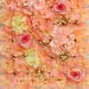 Nova chegada 10 pçs / lote Artificial flor parede casamento rosa fundo gramado / pilar estrada levar decoração do mercado de casa 6 cores