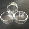 5 cm diameter wasglas glazen schotel rookgereedschap container asbak asvanger kom voor water bong lookhowahs oli rig bommen