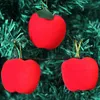2017 Chiristmas Ağacı Apple dekorasyon 12 adet / grup Yapay küçük mini Kırmızı Elma dekorasyon hediye Noel Ağacı Süs için Sıcak satış