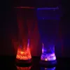 LED Light Up Juice Cup Blitzglas Flüssige Induktion Getränk Becher Barware -Hochzeitsclubs Weihnachten Navidad Halloween Holiday