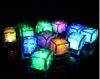 Mini LED Party Lights Square Kolor Zmiana Kubki lodu LED Świecające kostki lodu Mruczące migające zaopatrzenie w nowość18588181