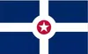 Drapeau de ville des états-unis, Indiana, Indianapolis, bannière volante en Polyester, 3 pieds x 5 pieds, 150x90cm, drapeau personnalisé pour l'extérieur