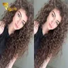 Zikria Deep Wave Full Lace Beruvian Peruvian الماليزية البرازيلية الحرير قاعدة الشعر البارز