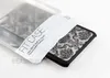 100 pcs de plástico zíper moer arenaceous prata embalagem de varejo saco de telefone celular case para iphone 6 s 4.7 / 5.5 samsung s5 s6 nota 4