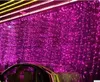 RGB 300 LEDS 3M3M LED Waterfall String Outdoor Light Christmas Wedding Party Holiday Curtain Lights Decoration AC110V9367709