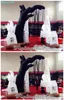 Hallowmas Black Tree Arch Inflatable Ghost Archway 11.5' Air Blow Up Entrance Door with RIP Tombstones