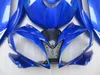 Kit de moldagem por injeção de plástico para Yamaha YZF R6 2006 2007 branco azul carenagens set YZFR6 06 07 OT04