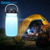 Portable Lanterns Multi-functional Folding Waterproof Storage Solar Powered Silicon Bottle Camping USB Rechargeable LED Flashlight