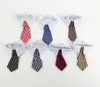 Nouveau chien de compagnie rayé cravate collier chat arc mignon chien cravate mariage réglable chiot rouge/bleu/kaki livraison gratuite