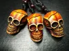 12 pcs Skull Skeleton Auniquestyle Vintage Imitation Yak Bone Necklace Manmade Carving Skull Punk Amulet8930409