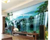 Anpassad alla storlekar Vattenmålning Landskapsmålning Mural 3D Wallpaper 3D Wall Papers för TV Backdrop2301409