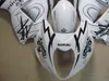 Ny Hot Moto Part Fairing Kit för Suzuki GSXR1300 96 97 98 99 00 01-07 Vit svarta Fairings Set GSXR1300 1996-2007 OT41