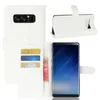 Flip Wallet Case voor Samsung Galaxy Note8 TPU Lederen Bookcover voor Galaxy Note8 Heavy Duty Case met Kickstand