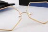 2017 Marca Percy Lau estilo designer de óculos armação de óculos armações de óculos pérola octógono lentes simples com caixa para mulheres3940919