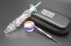 Cachimbo de vidro Mini Kits 14 milímetros 10mm com prego GR2 Titanium Rig real Banger Quartz Nails Oil Concentrate CSYC Straw Cachimbos de água