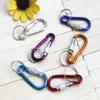 Mountainering Buckle Six Ponts Keychain Metal Color Key Buckle Goods Stall