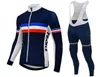 フランスサイクリング長袖ジャージー2024 Maillot Ciclismo、自転車に乗る服、オートバイのサイクリング服