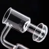 DHL MR_DABS Rökning Tillbehör TERP Vakuum Quartz Vakuum Banger Domeless Spik med Polerad Joint för oljeplattor Glas Bongs