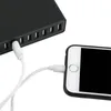 Freeshipping 10 Ports Intelligentes AC-USB-Ladegerät 50W 10A Wandladegerät für Mobiltelefon-Tablet-Reisen Multi-Port-Home-USB-Ladegerät