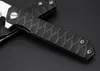 High-end Bıçaklar TS titanum kolu katlanır bıçak 9cr18MOVblade siyah kutu, satiin finish yüzey, kamp bıçak EDC araçları