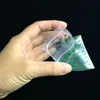 100pcs 11.5x7.5cm PE شفافة سفر الأكياس البلاستيكية أكياس التعبئة والتغليف لمجوهرات قلادة صغيرة صافية الأكياس الختم